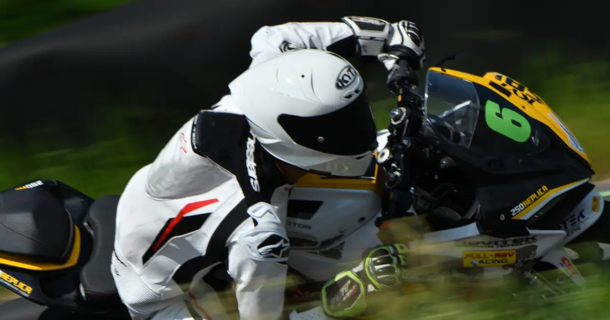 Pui from Energymoto18 racing QJ250 at the 2026 CST Motorcycle Culture Carnival in Guiyang